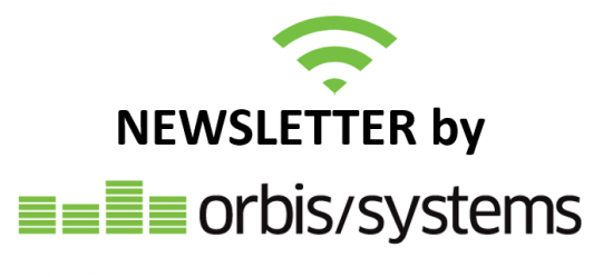 Orbis Systems company newsletter banner featuring the company logo